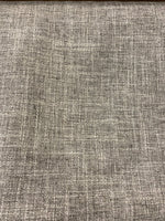 Load image into Gallery viewer, Gray Linen Hallmark upholstery drapery 100% polyester 54" Wide Fabric sold BTY
