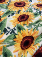 Load image into Gallery viewer, Sunflower,Fleece Polar By The Yard 60"  Blanket  clothes quilts Licenced Product
