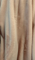 Load image into Gallery viewer, Camel plush thick minky bunny fabric / 58" Wide / Sold by the Yard
