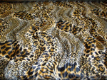 Load image into Gallery viewer, Mixed Animal print Velboa Fabric BY THE YARD 60" Wide
