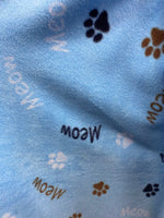 Load image into Gallery viewer, Meow paw Fleece Polar By The Yard 60"  Blanket  clothes quilts Licenced Product
