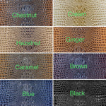 Load image into Gallery viewer, Swamp Embossed Vinyl Fabric – Automotive Upholstery Material – Crocodile Faux Leather – Car Seats, Door Panels, Headliners by the Yard
