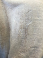 Load image into Gallery viewer, Beige plush thick minky bunny fabric / 58" Wide / Sold by the Yard

