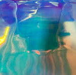 Load image into Gallery viewer, Galaxy Iridescent multi color Vinyl  Fabric
