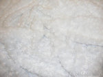Load image into Gallery viewer, Minky Soft white Rose Bud fabric per yard
