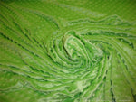 Load image into Gallery viewer, Lime  Dimple Dot baby blanket Fur fabric 60"
