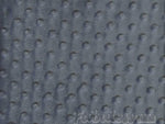 Load image into Gallery viewer, Minky dot Denim Blue fabric 60” wide
