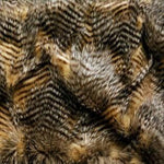 Load image into Gallery viewer, Brown Feathered Shag fabric per yard
