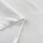 Load image into Gallery viewer, White  Polyester Scuba crepe double Knit clothing Fabric
