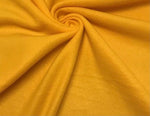 Load image into Gallery viewer, Fleece fabric dark Yellow Sold By The Yard 60" Wide
