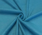 Load image into Gallery viewer, Turquoise fleece Fabric Sold By The Yard 60" Wide
