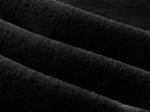 Load image into Gallery viewer, Black minky RABBIT soft  SOLID  fabric 60" Wide Sold by the Yard

