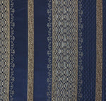 Load image into Gallery viewer, Stripe Midnight  Renaissance Jacquard  Upholstery drapery fabric by the yard
