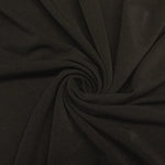 Load image into Gallery viewer, 3 yards Black ITY Fabric Polyester Knit Jersey 2 Way Spandex Stretch 58" Wide
