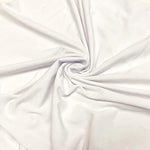 Load image into Gallery viewer, 3 yards White ITY Fabric Polyester Knit Jersey 2 Way Spandex Stretch 58" Wide
