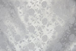 Load image into Gallery viewer, Satin brocade Jacquard fabric white Floral 58" wide per yard
