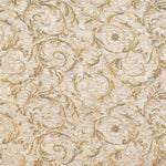 Load image into Gallery viewer, Oatmeal  Saxon leaf chenille Upholstey drapery and much more fabric by the yard
