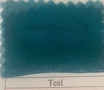 Load image into Gallery viewer, Teal Chiffon soft Sheer  60" Wide Fabric By The yard HOME DECOR
