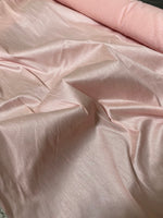 Load image into Gallery viewer, Pink Shantung Dupioni Faux Silk two tone fabric BY THE YARD 54" wide
