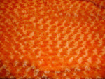 Load image into Gallery viewer, Orange Rose Bud  fabric per yard
