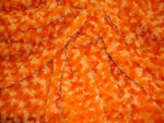 Load image into Gallery viewer, Orange Rose Bud  fabric per yard
