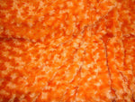 Load image into Gallery viewer, Orange Rose Bud  fabric per yard
