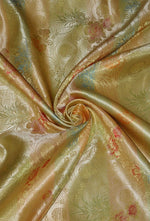Load image into Gallery viewer, Chinese Satin Flower &amp; Medallion  Brocade  45" wide per yard
