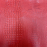 Load image into Gallery viewer, Red Marine Gator Upholstery Crafting Outdoor Vinyl Fabric - Sold By The Yard - 54"
