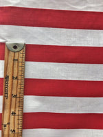 Load image into Gallery viewer, Poly cotton striped 1" 60” wide per yard

