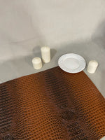 Load image into Gallery viewer, 12x18 set of 4 placemats Swamp 3D embossed Vinyl Leather Faux vinyl
