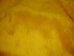 Load image into Gallery viewer, Fur Faux fake Yellow shaggy faux fur  fabric sold per yard 60" Wide
