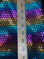 Load image into Gallery viewer, Stretch Spandex multi Honeycomb,  Sequins 58/60 inch wide, sold by the yard
