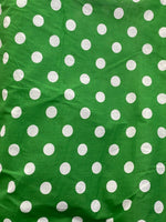 Load image into Gallery viewer, Poly cotton Quarter Size Polka Dots Fabric Print, 60" Wide
