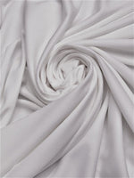Load image into Gallery viewer, White Premium Double Knit Scuba Fabric – Smooth, Stretchy, 60” Wide – Perfect for Dresses, Costumes &amp; Apparel
