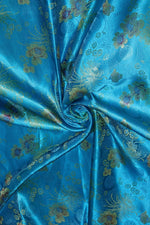 Load image into Gallery viewer, Chinese Satin Flower &amp; Medallion  Brocade  45" wide per yard
