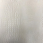 Load image into Gallery viewer, White Marine Gator Upholstery Crafting Outdoor Vinyl Fabric - Sold By The Yard - 54"
