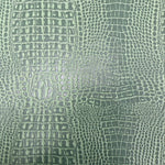 Load image into Gallery viewer, Faux vinyl Green Marine Gator Upholstery  Fabric - Sold By The Yard - 54" wide
