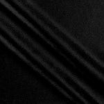 Load image into Gallery viewer, Black Plush None Stretch RoyalVelvet low pile Fabric 58” Wide
