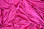 Load image into Gallery viewer, Fuchsia Charmeuse Satin Fabric by the Yard and Wholesale Bolt | 60" Wide | Charmeuse Fabrics Charmeuse Satin Bridal Wedding Satin Fabric
