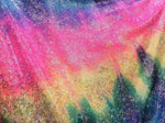 Load image into Gallery viewer, Stretch Tie Dye with Foil rain on Nylon Spandex, sold by the yard
