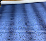 Load image into Gallery viewer, Vinyl faux leather Denim blue mutant ostrich Marine grade UV resistance waterproof Fabric
