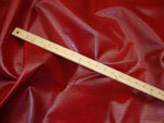 Load image into Gallery viewer, Red soft Vinyl Leather Alligator upholstery fabric per yard 54" wide
