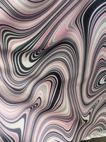 Load image into Gallery viewer, Candy cane swirl dance swimsuits 4 way stretch 58" wide  Sportswear Athletic yoga pants
