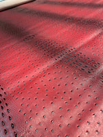 Load image into Gallery viewer, Ostrich mutant faux vinyl Marine grade UV resistance waterproof Fabric- Burgundy

