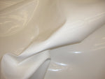 Load image into Gallery viewer, White patent faux vinyl leather upholstery fabric by the yard 54" Wide
