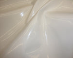 Load image into Gallery viewer, White patent faux vinyl leather upholstery fabric by the yard 54" Wide
