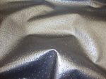 Load image into Gallery viewer, Vinyl Faux Leather Silver meatllic Ostrich Upholstery fabric per yard 54" Wide
