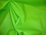Load image into Gallery viewer, Vinyl Faux leather soft skin Lime upholstery fabric 54" sold per yard FOLDED
