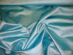 Load image into Gallery viewer, Aqua Cotton Rayon Velvet fabric per Yard multiple use upholstery and drapery fabric
