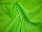 Load image into Gallery viewer, Vinyl Faux leather soft skin Lime upholstery fabric 54" sold per yard FOLDED

